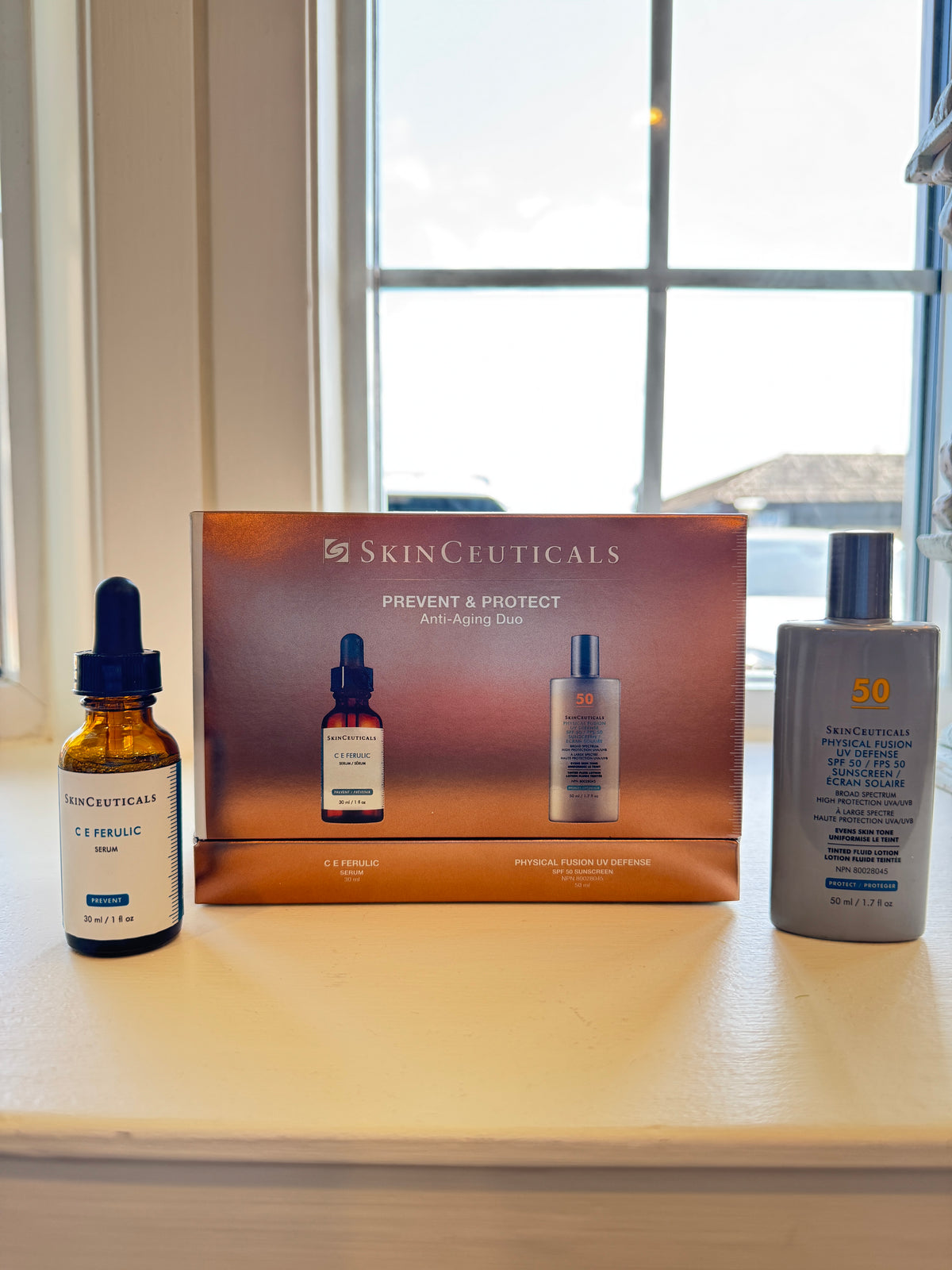 SkinCeuticals Prevent & Protect Anti-Aging Duo Sets available to buy online from RENU Laser & Skin in Mill Bay, BC on Vancouver Island