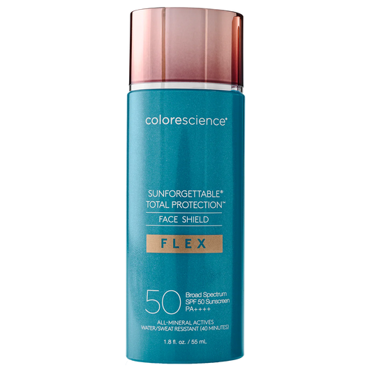 Colorescience Sunforgettable® Total Protection™ Face Shield Flex SPF 50 Sun Protection available to buy online from RENU Laser & Skin in Mill Bay, BC on Vancouver Island