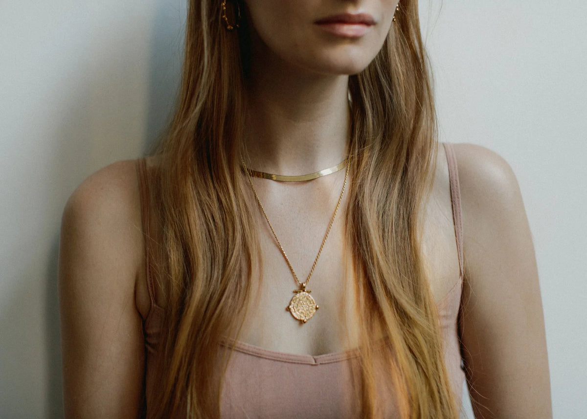 PAMELA CARD Gate of Mazeus Necklace Jewelry available to buy online from RENU Laser & Skin in Mill Bay, BC on Vancouver Island
