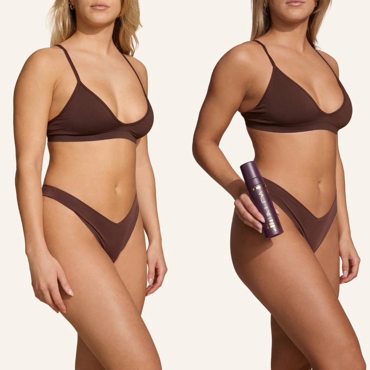 NUDA Tonefoam- Express Tanning Mousse-Violet Sunless Tanner available to buy online from RENU Laser & Skin in Mill Bay, BC on Vancouver Island