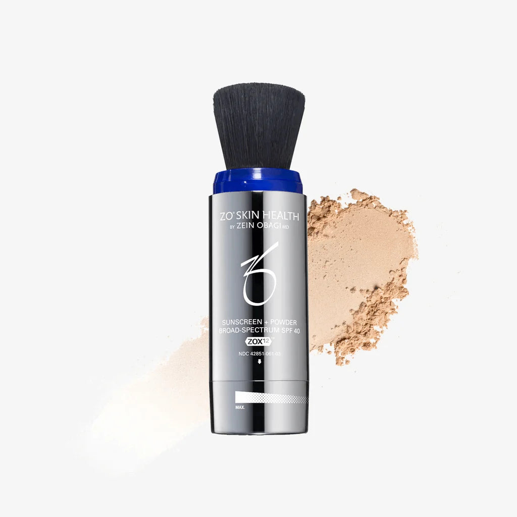 ZO Sunscreen + Powder Broad-Spectrum SPF 40 Sun Protection available to buy online from RENU Laser & Skin in Mill Bay, BC on Vancouver Island