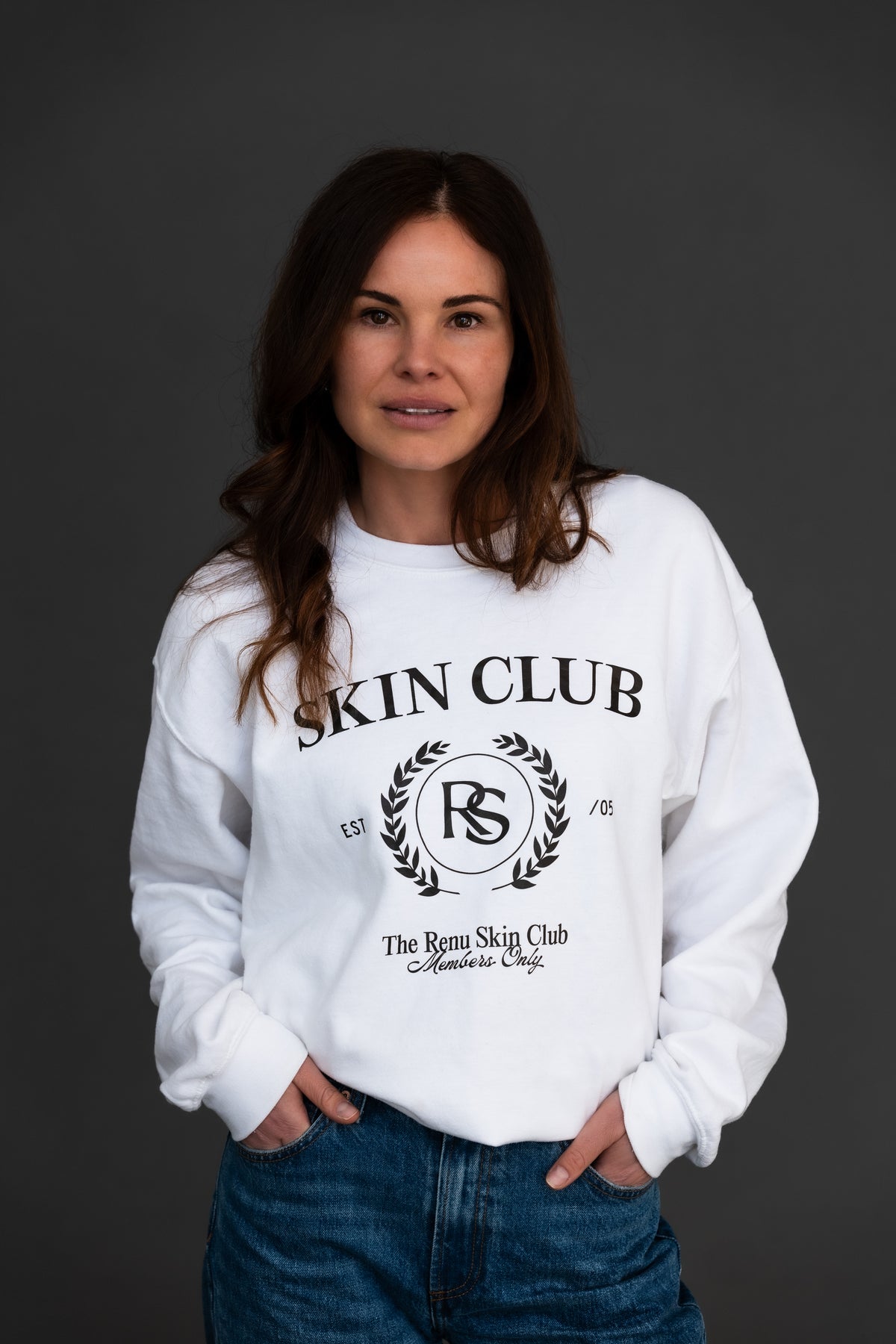 RENU Signature Sweater Merch available to buy online from RENU Laser & Skin in Mill Bay, BC on Vancouver Island
