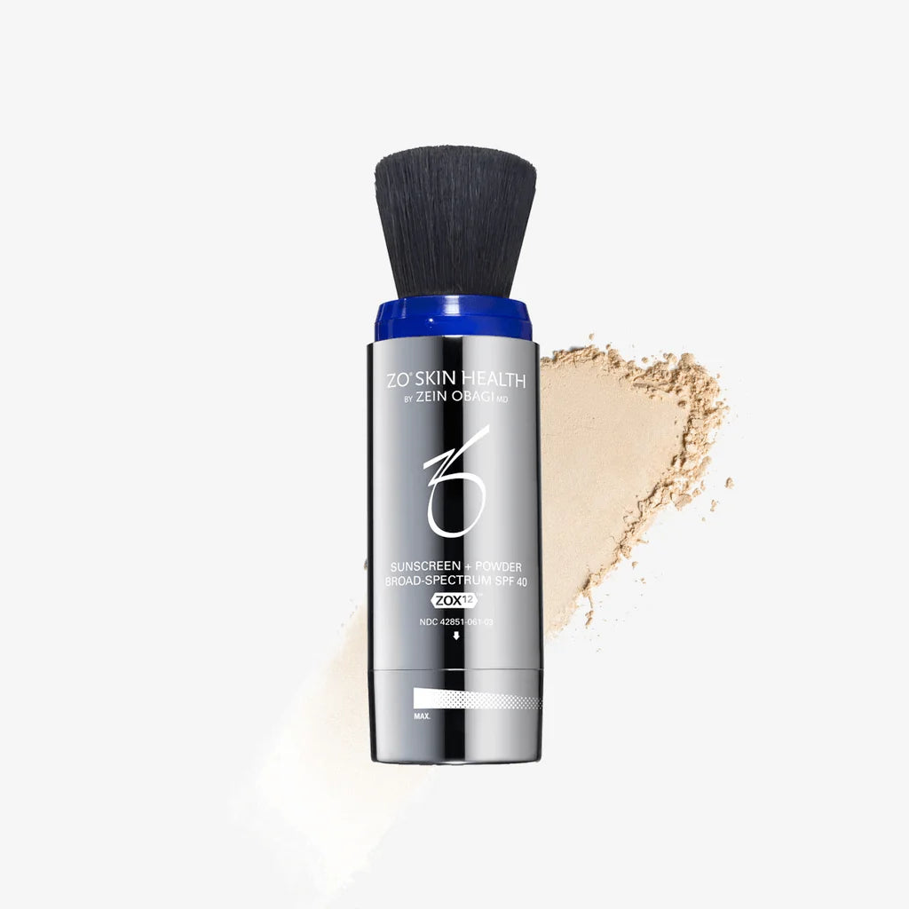 ZO Sunscreen + Powder Broad-Spectrum SPF 40 Sun Protection available to buy online from RENU Laser & Skin in Mill Bay, BC on Vancouver Island