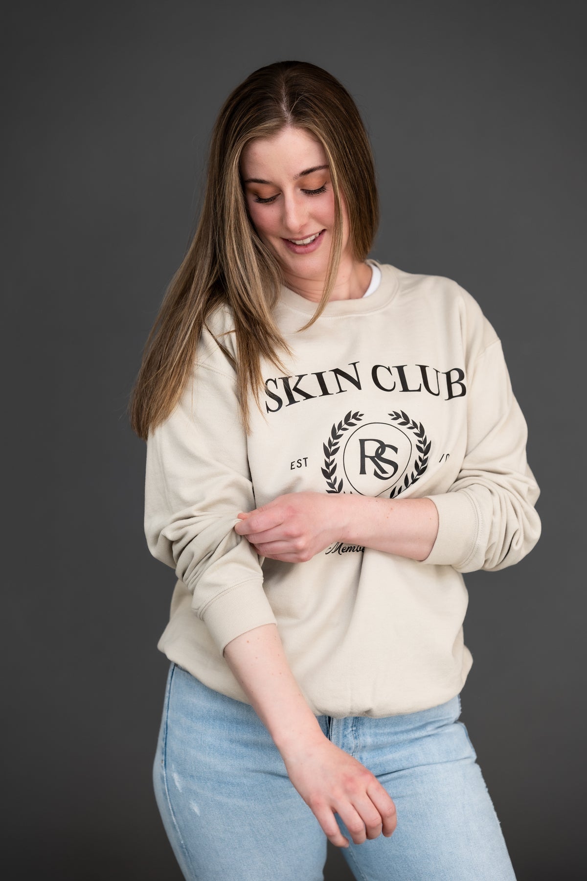 RENU Signature Sweater Merch available to buy online from RENU Laser & Skin in Mill Bay, BC on Vancouver Island