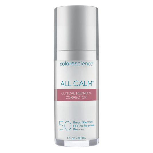 Colorescience All Calm Clinical Redness Corrector SPF 50 Sun Protection available to buy online from RENU Laser & Skin in Mill Bay, BC on Vancouver Island