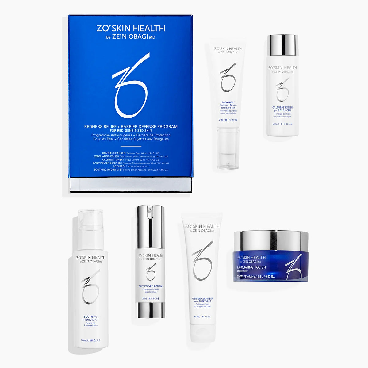 ZO Redness Relief + Barrier Defense Program Programs available to buy online from RENU Laser & Skin in Mill Bay, BC on Vancouver Island