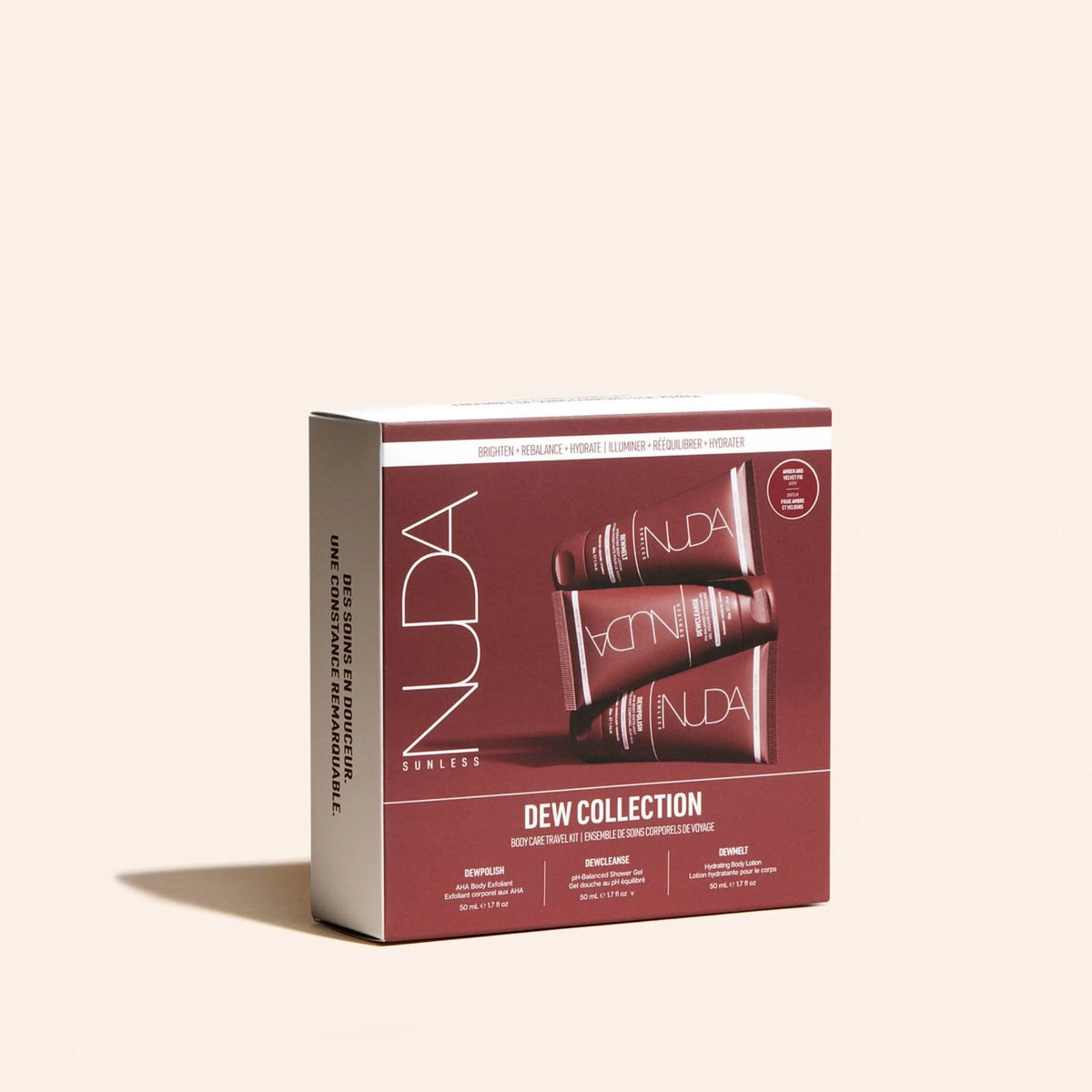 NUDA Dew Collection Travel Set Sets available to buy online from RENU Laser & Skin in Mill Bay, BC on Vancouver Island
