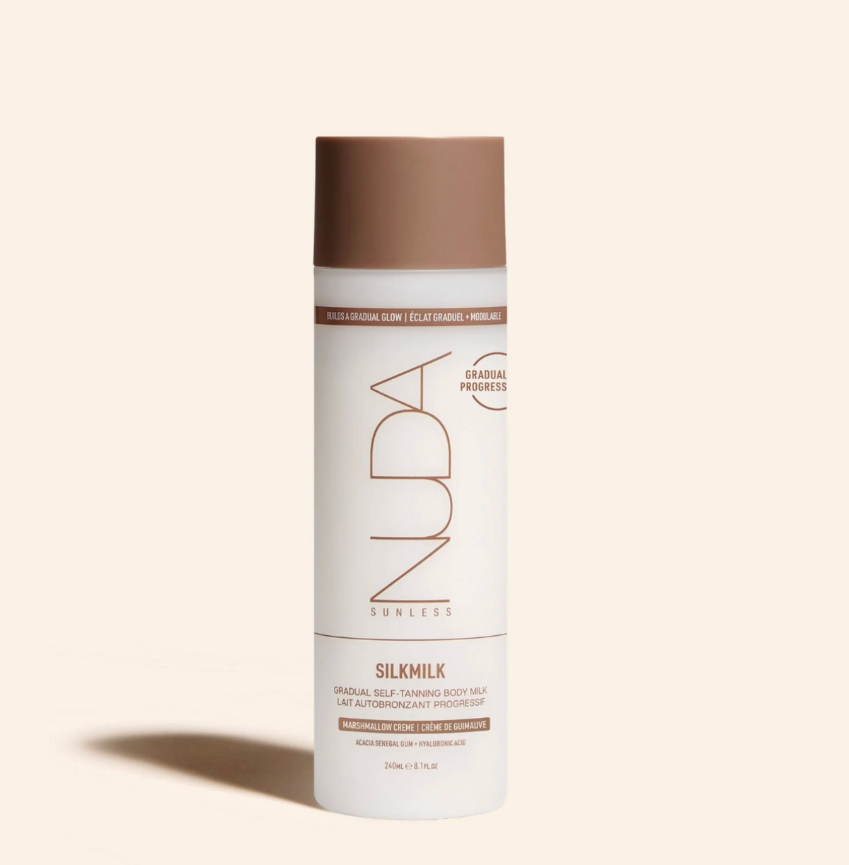 NUDA SilkMilk Sunless Tanner available to buy online from RENU Laser & Skin in Mill Bay, BC on Vancouver Island
